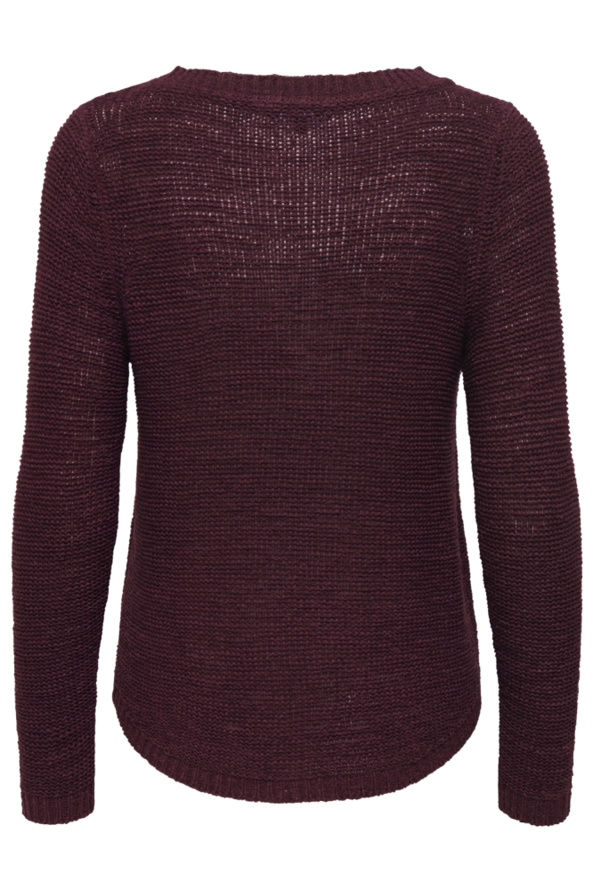ONLGEENA XO L/S PULLOVER KNT NOOS 15113356 CABERNET